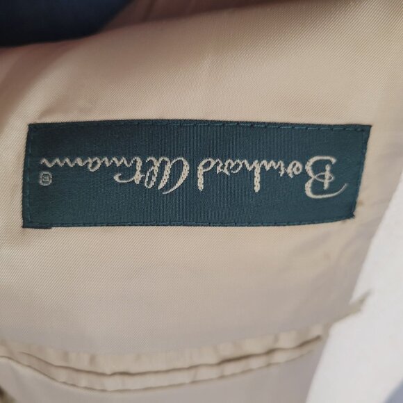 Bernhard Altmann Mens Beige Silk Blazer Size 42L Two Button - Picture 7 of 12